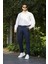 Erkek Dar Kesim Slim Fit Esnek Okul Pantolonu 4
