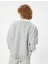 Polo Yaka Sweatshirt Oversize Kolej Baskılı Uzun Kollu 4