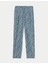 Yüksek Bel Desenli Tapered Fit Pantolon 4