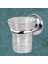 Yapışkanlı Diş Fırçalık Banyo Diş Fırçası Kabı Kutusu Krom Kristal 3