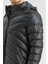 Koyu Lacivert Dolumlu Çıkarılabilir Kapüşonlu Astarlı Slim Fit Dar Kesim Casual Mont 1007245151 5
