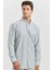 Koyu Yeşil Uzun Kol Ekose Desen Bez Ayağı Smart Düğmeli Yaka Classic Comfort Fit Gömlek 1004240253 1
