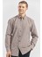 Kiremit Uzun Kol Ekose Desen Bez Ayağı Smart Düğmeli Yaka Classic Comfort Fit Gömlek 1004240252 2