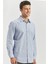 Koyu Lacivert Uzun Kol Kendinden 041 Classic Comfort Fit Gömlek 1004240256 3
