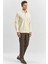 Açık Bej Uzun Kol Düz Bez Ayağı 032 Sert Yaka Classic Slim Fit Gömlek 1004240334 5