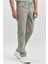 Su Yeşili Düz Gabardin Slim Fit Casual Pantolon 1003240319 1