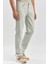Taş Rengi Düz Gabardin Slim Fit Casual Pantolon 1003240319 3