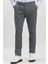 Koyu Antrasit Pamuklu Yandan Cepli Casual Slim Fit Chino Pantolon 1003240168 4
