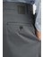 Koyu Antrasit Pamuklu Yandan Cepli Casual Slim Fit Chino Pantolon 1003240168 5