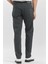 Koyu Antrasit Düz Gabardin Slim Fit Casual Pantolon 1003240319 5