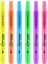 Writech Highlighters Fosforlu Kalemler 6'lı Set - Geri Çekilebilir Tasarım 1