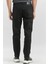 Siyah Düz Cord Slim Fit Casual Denim Pantolon 1023245150 5