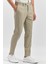 Bej Kendinden Desenli Bez Ayağı Slim Fit Classic Pantolon 1003240165 2
