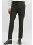 Siyah Kendinden Desenli Bez Ayağı Slim Fit Classic Pantolon 1003240165 3