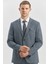 Koyu Lacivert Desenli Mono Yaka Astarlı 6 Drop Slim Fit Dar Kesim Takım Elbise 1001240174 5