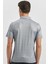 Koyu Lacivert Desenli Merserize Düğmeli Yaka Garnili Pamuklu Casual Slim Fit Dar Kesim Tişört 1011240164 5