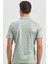 Koyu Yeşil Desenli Merserize Düğmeli Yaka Garnili Pamuklu Casual Slim Fit Dar Kesim Tişört 1011240164 5