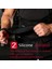 Siyah Stil Pamuk Sert Çekme Bilek Kaldırma Kayışları Neopren Yastıklı Bilek Yastıklı ve Kaymaz Silikonlu Halter Deadlift Kayışları (Yurt Dışından) 3