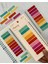 10 Renkli Cetvelli Memory Şeffaf Pet İndeks Sticker/İndex/Postit/Post-it/Kitap Ayracı/Not Kağıdı 1