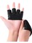 No.3 Tarzı S Boyutu Kaymaz Halter Eldiveni Nefes Alabilir Yarım Parmak El Tutucular Spor Salonu Palmiye Koruyucu (Yurt Dışından) 5