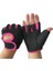 Pembe Tarzı Xl Boyutu Spor Eldiven Erkek Kadın Açık Spor Yarım Parmak Eldiven Spor Salonu Ağırlık Kaldırma Kürek Egzersiz Deadlift Anti-Skid Darbeye Dayanıklı (Yurt Dışından) 1
