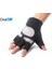 Siyah Stil S Boyutu Bisiklet Eldiveni Spor Salonu Eldiveni Yarım Parmak Nefes Kaymaz Jel Pedi Vücut Geliştirme Eğitimi Dambıl Parmaksız Eldiven (Yurt Dışından) 4