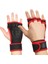 Kırmızı Stil M Boyutu Erkek ve Kadın Açık Hava Sporları Kapalı Spor Halter Kaymaz Binme Deadlift Yarım Parmak Eldiven (Yurt Dışından) 1