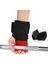 Kırmızı Stil 1 Adet Ağırlık Kaldırma Kancası Sapları Yastıklı Bileklik ile El Çubuğu Powerlifting Eldivenleri Ağır Hizmet Tipi Pull-Up Kancaları Spor Salonu Eğitim Kayışı (Yurt Dışından) 2