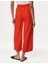 Marks & Spencer Wide Leg Keten Crop Pantolon 4