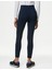 Skinny Fit Yüksek Bel Crop Tayt 4