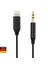 by Deji iPhone Lightning Aux 3.5mm Ses Kablosu 1.2m Stereo Ses 1