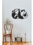 Yavru Panda Geometrik Tablo Ahşap Mdf Lazer Kesim 1