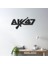 AK47 Kalaşnikof Tablo Ahşap Mdf Lazer Kesim 2