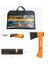 Fireplace Set Parçalama Baltası Xxs-X5 + Bileyicili Ağır İş Bıçağı + Balta ve Bıçak Bileyici 1