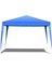 Gazebo Çardak Bahçe Kamelyası Gölgelik 240 x 240 cm Tente Mavi 1