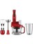 1200 Watt + Mr Chef Quadro Blender Set - Kırmızı E 50 Hz / 60 Hz Metal 220 - 240 V Beyaz Pamu 1