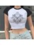 Gothic Butterfly Reglan Kol Beyaz Crop 2
