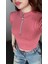 Zip Detay Fitilli Crop Bluz 5