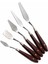 Resim Spatula Set Metal Spatula 5'li Pasta Paleti 1