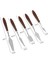 Resim Spatula Set Metal Spatula 5'li Pasta Paleti 5