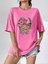 -Kadın Pamuk Oversized T-Shirt 1