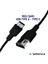 Basic USB Type A-C 100 Cm, 3.0A Hızlı Şarj Kablosu, Siyah Kablo, Siyah/siyah Uçlar 1