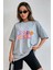 -Kadın Pamuk Oversized T-Shirt 2