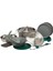 The Full Kitchen Base Camp Cook Set - Paslanmaz Çelik Kamp Pişirme Seti 3.5l  3.7qt 1