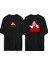 Unisex La Casa De Papel Tasarım Baskılı Pamuk Sıyah Oversize T-Shirt 1