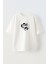 Unisex Ajan Tom Tasarım Baskılı Pamuk Beyaz Oversize T-Shirt 1