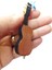 Ahşap Küçük Gitar Dikiz Ayna Süsü El Yapımı Hediyelik Aksesuar Minyatür Gitar 4