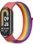 Xiaomi Mi Band 8 Mi Band 9 ile Uyumlu Kordon Hasır Spor Dokuma Kumaş Kordon Kayış 5