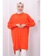 Orange Yırtmaçlı Cepli Tunik 1