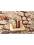 Vintage Tuen Naturel Ahşap Bar Raf 4